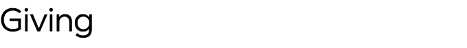 Mobile Wordmark for Giving Office